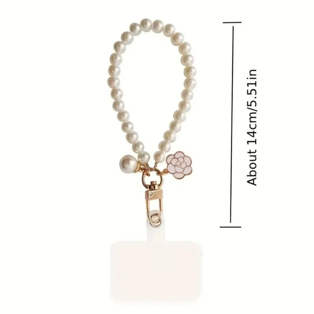 Imitation Pearl Bracelet Mobile Phone Lanyard